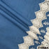 Lace Work Denim Cotton Fabric- F4869