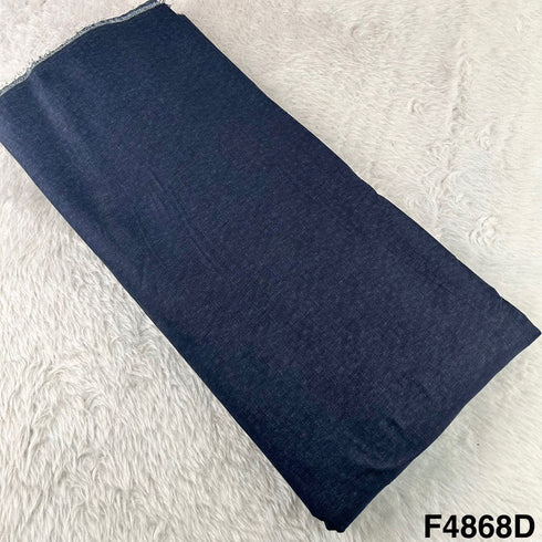 Plain Denim Cotton Fabric- F4868