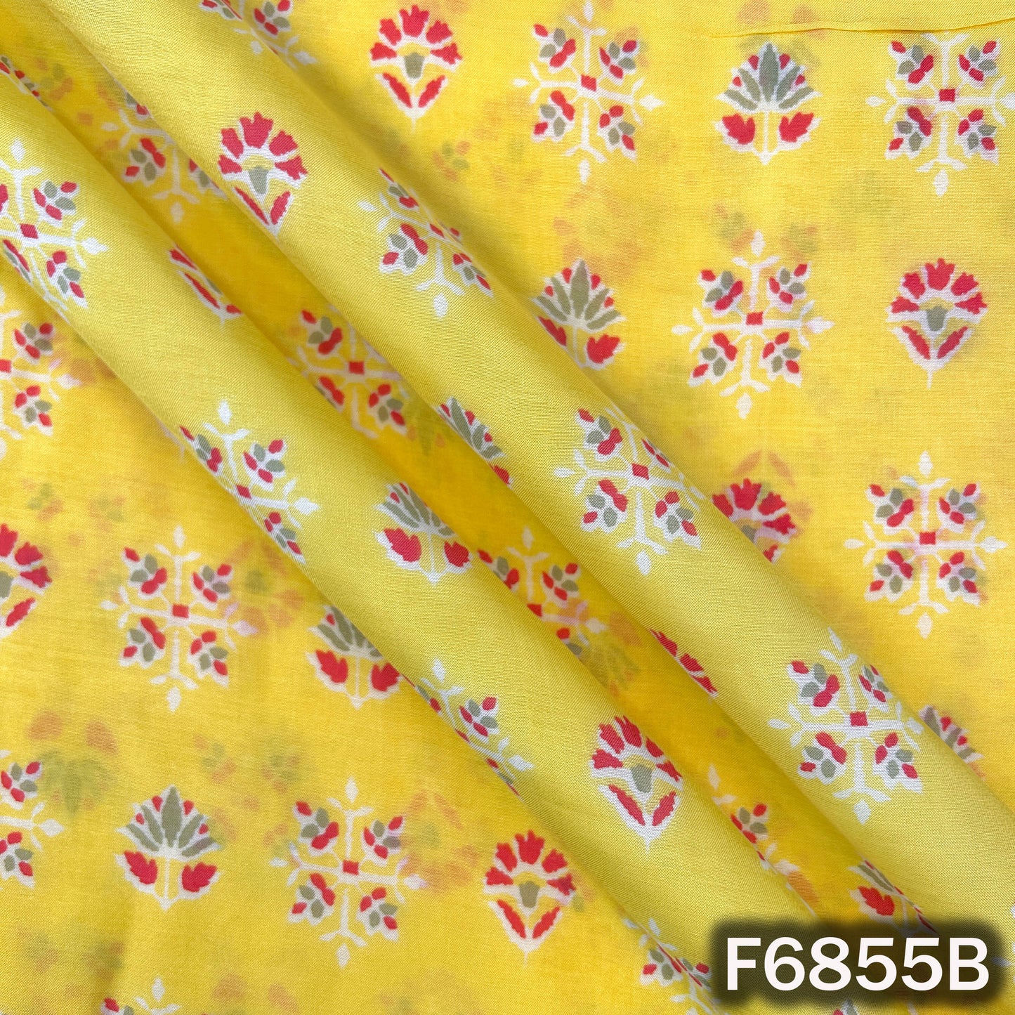 Printed Muslin Cotton Fabric - F6855