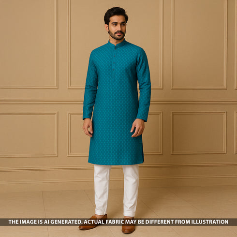 Chikankari Cotton Fabric-F5072