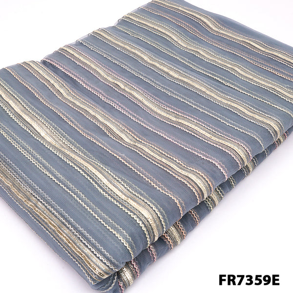 Gota Patti Net Fabric-FR7359
