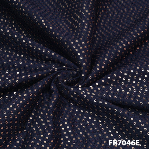Sequins Cotton Silk Fabric FR7046