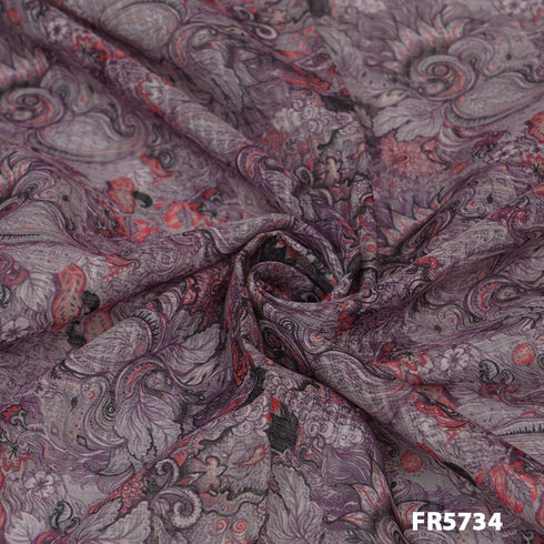 Printed Kota Cotton Fabric-FR5734