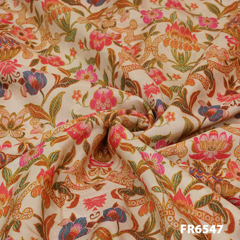 Printed Silk Fabric-FR6547