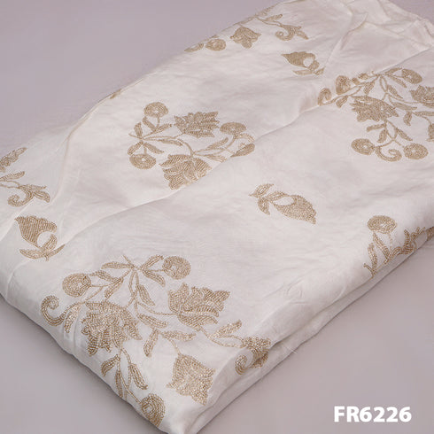 Embroidered Sequins Uppada Silk FAbric - FR6226
