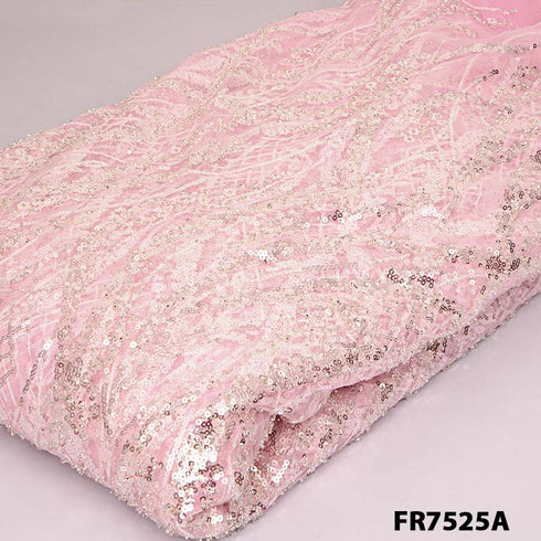 Imported Sequins Cut Dana Work Net Fr7525