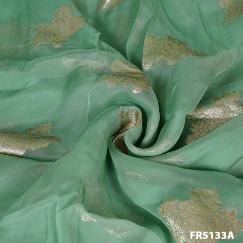 Zari Organza Fabric-FR5133