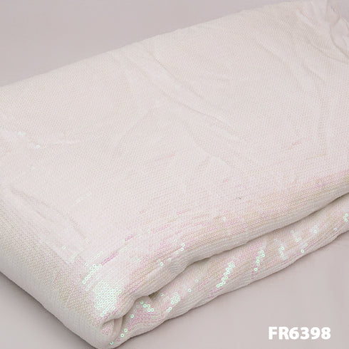 Dyeable Sequins Georgette Fabric-FR6398