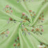 Embroidered Pure Dupion Silk Fabric-FR5477