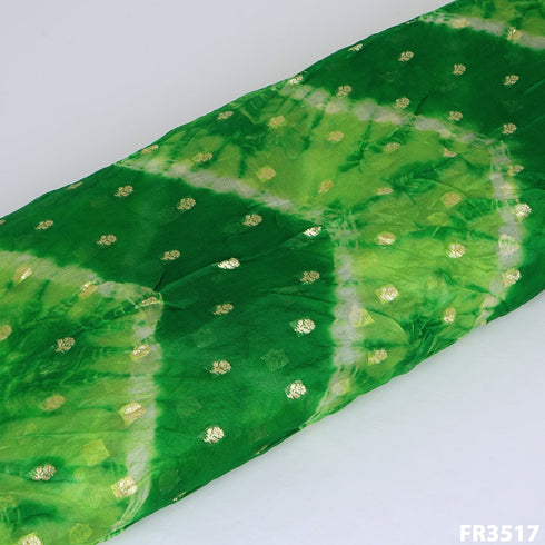 Zari Buti Shibhori Pure Organza Fabric-FR3517