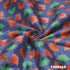 Zari Printed Linen Silk Fabric FR6836