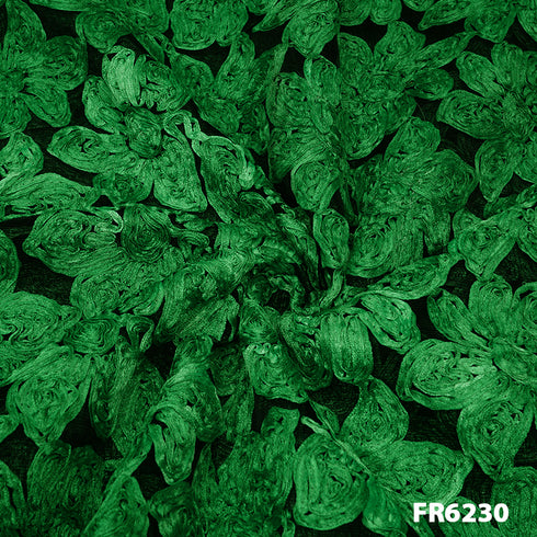 Embroidered Ribbon Net Fabric-FR6230