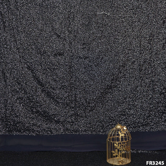 Embroidered Sequins Georgette Fabric-FR3245