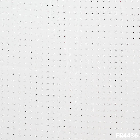 Dyeable Mukaish Georgette Fabric-FR4426