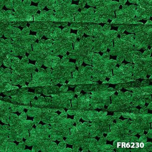 Embroidered Ribbon Net Fabric-FR6230