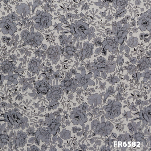 Printed Pure Silk Crepe Fabric-FR6582