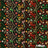 Embroidered Faux Mirror Velvet Fabric-FR6620