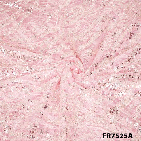 Imported Sequins Cut Dana Work Net Fr7525