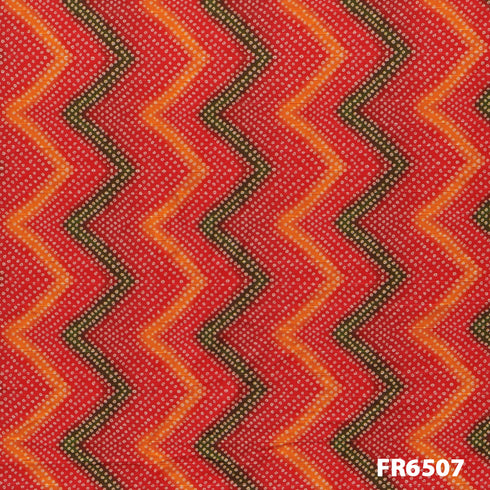 Printed Muslin Silk Fabric-FR6507