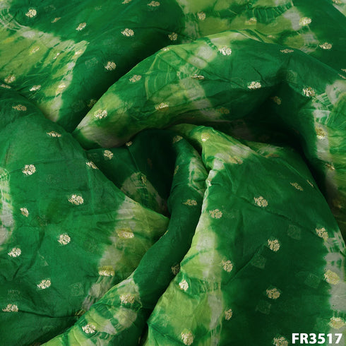 Zari Buti Shibhori Pure Organza Fabric-FR3517