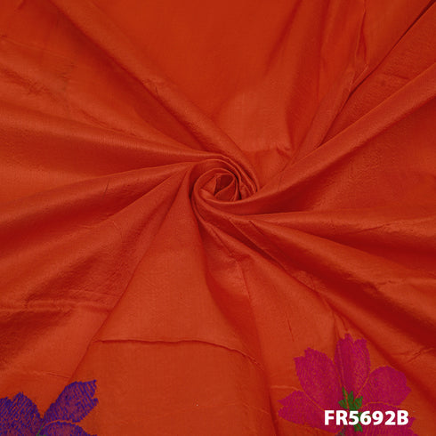Embroidered Banarasi Silk Fabric-FR5692