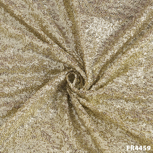 Sequins Georgette Fabric-FR4458