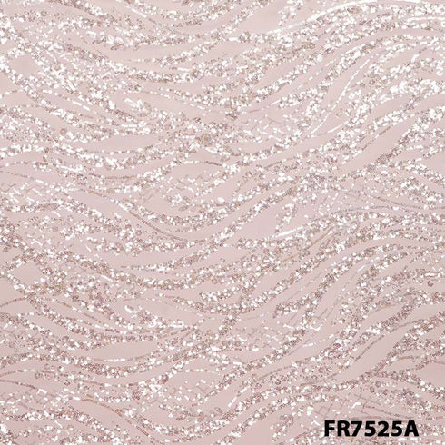 Imported Sequins Cut Dana Work Net Fr7525