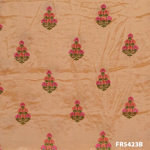 Embroidered Sequins Chinon Chiffon Fabric-FR5423