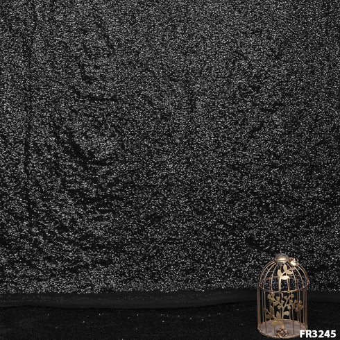 Embroidered Sequins Georgette Fabric-FR3245