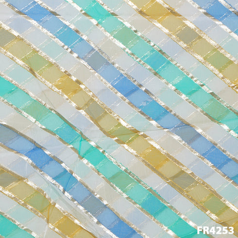 Zari Organza FABRIC-FR4253
