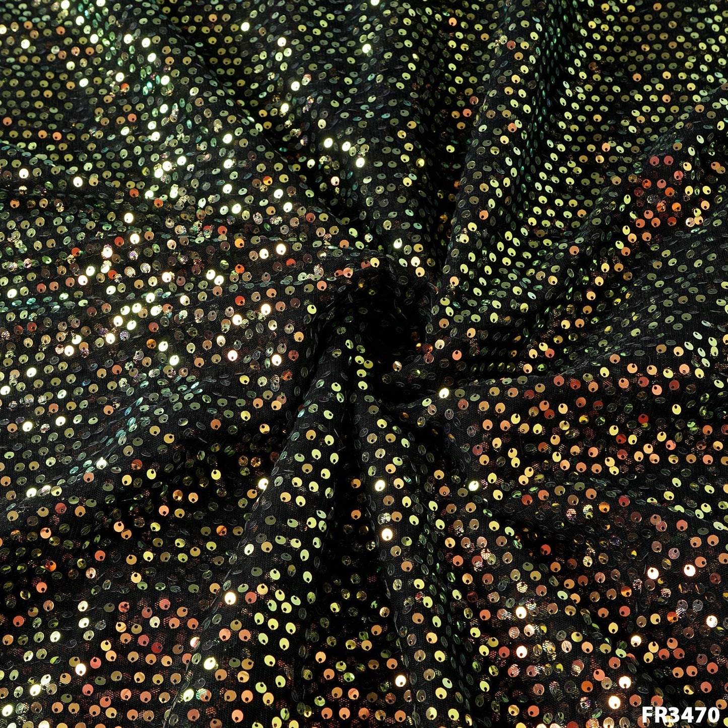 Sequins Net Fabric-FR3474