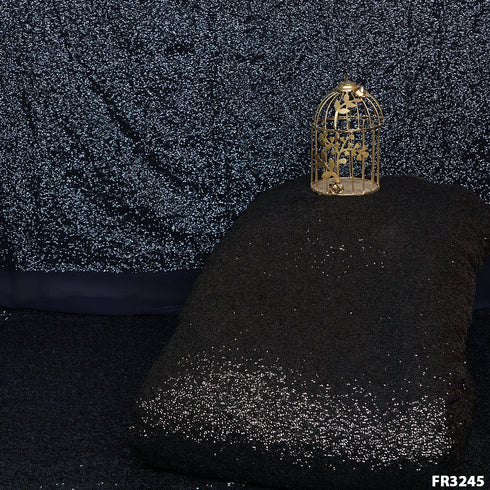 Embroidered Sequins Georgette Fabric-FR3245