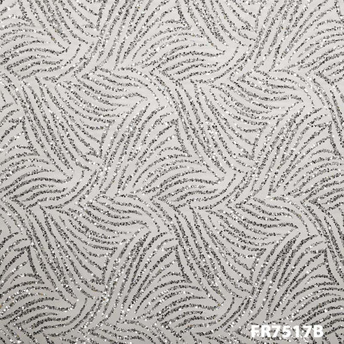 Imported Sequins Cut Dana Work Net Fabric FR7517