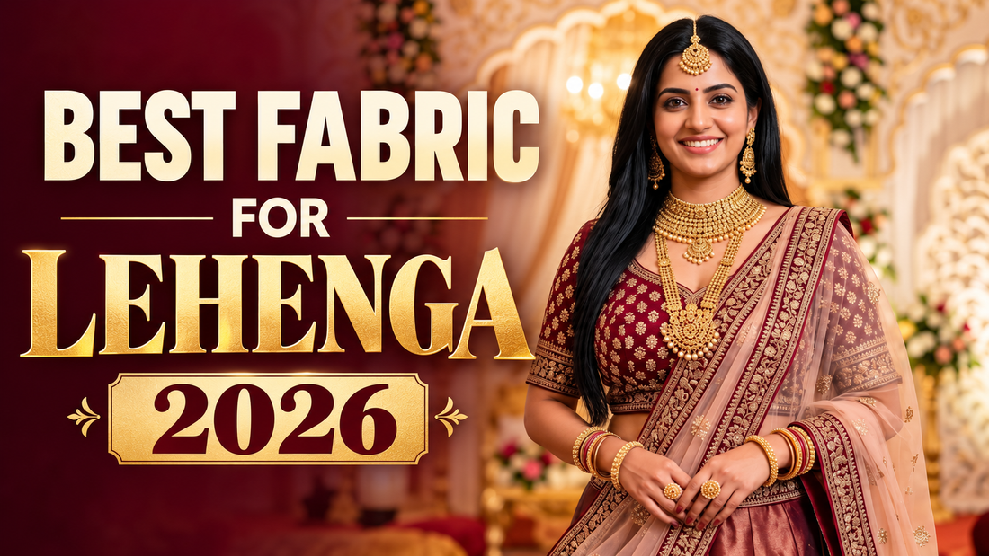 Best Fabric for Lehenga 2026: Price, Feel & Where to Buy