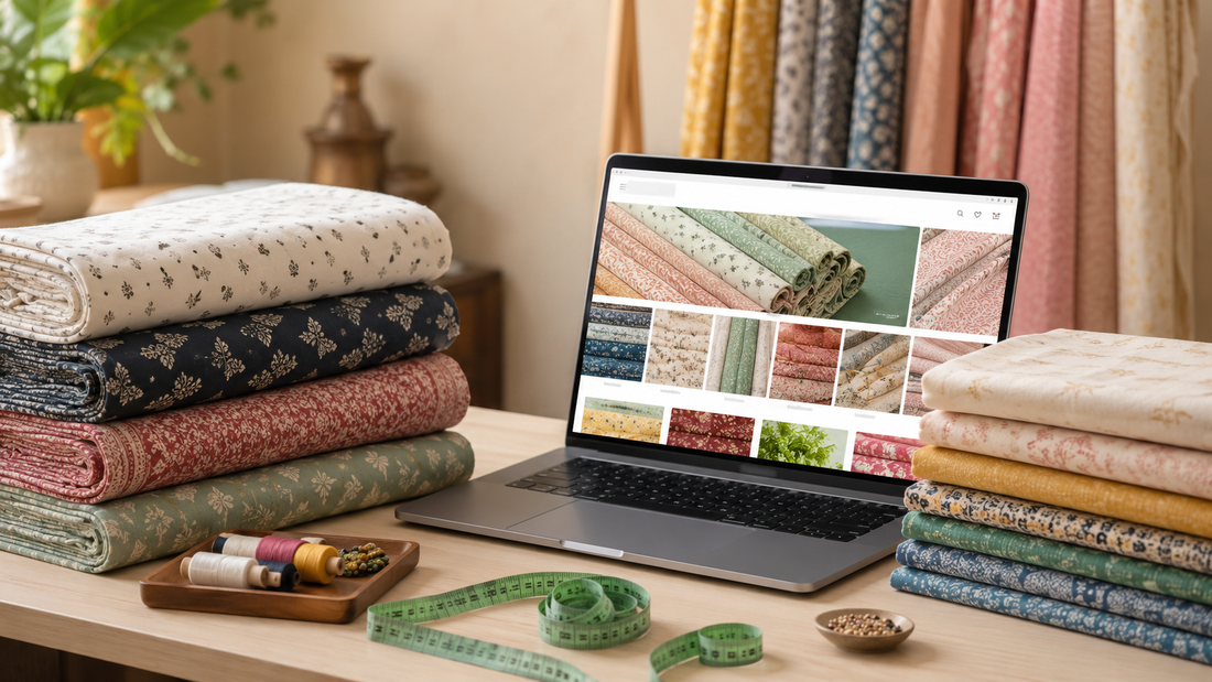 Different cotton fabric types including lawn, poplin, twill, sateen and jersey