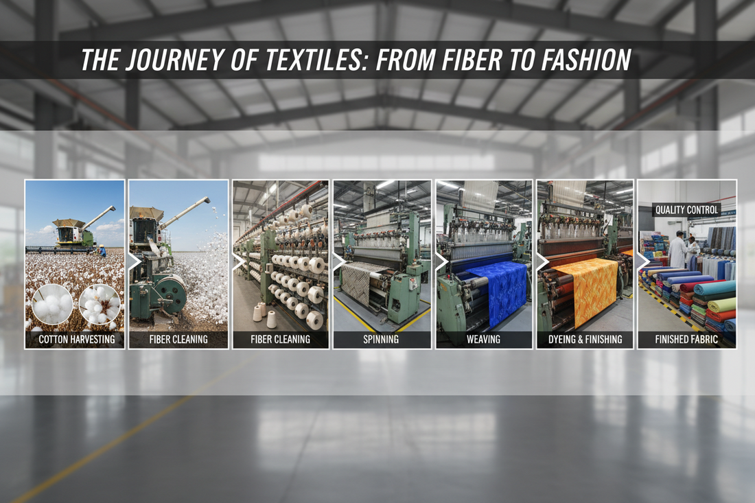 How Fabric Is Made from Raw Materials: A Complete Guide from Fiber to Fabric