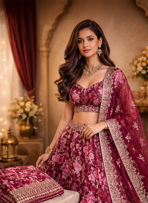 Embroidered  Velvet - Fabricroot