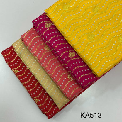 Silk Brocade Fabric-KA513