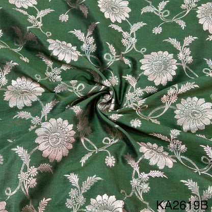 Banarasi Silk Brocade Fabric-KA2619