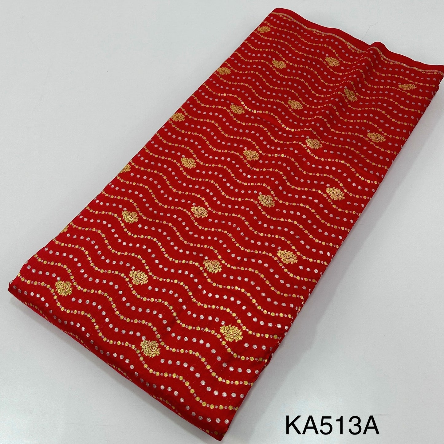 Silk Brocade Fabric-KA513