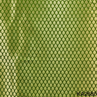 Banarasi Silk Brocade Fabric-KA2680