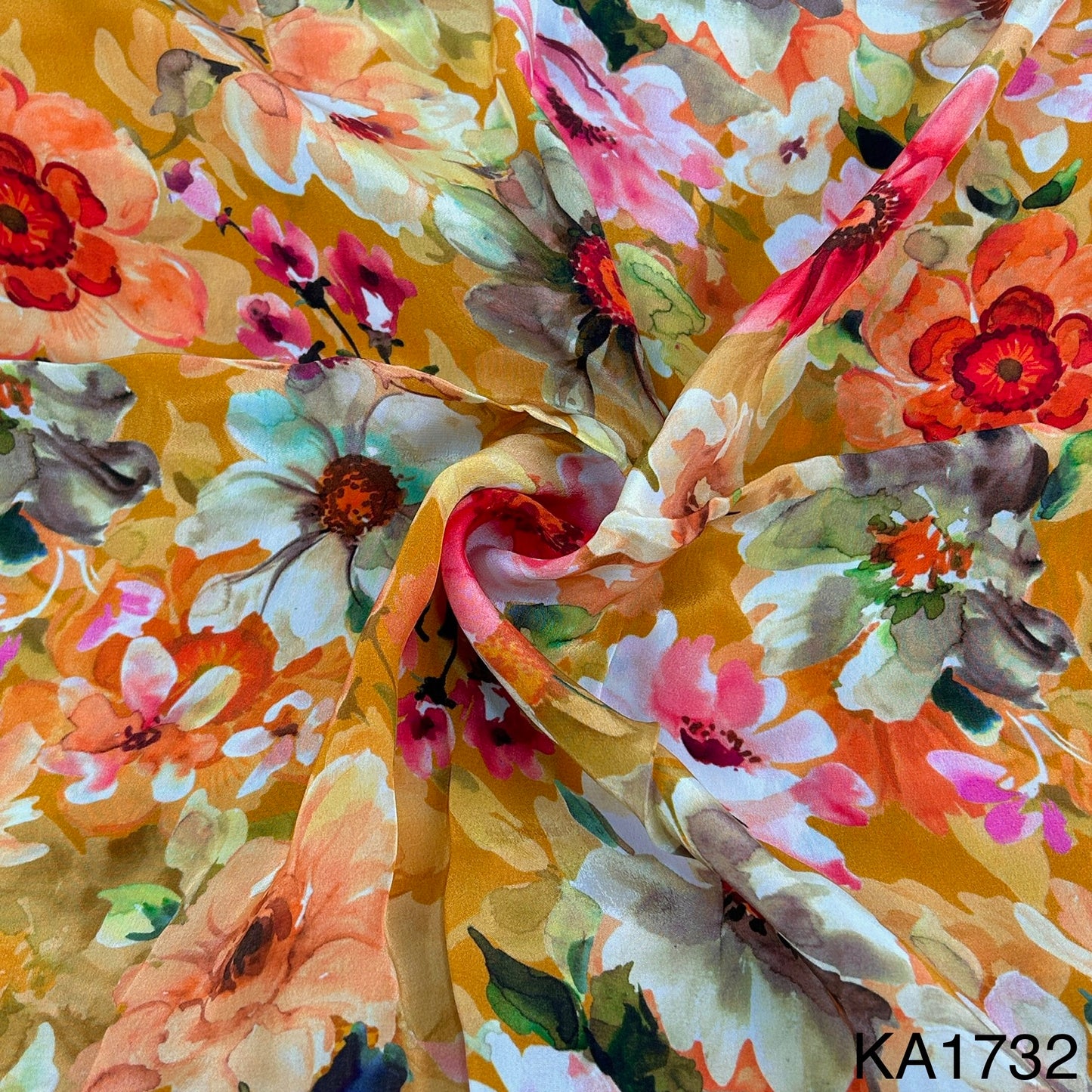 Printed Viscose Crepe Fabric-KA1732