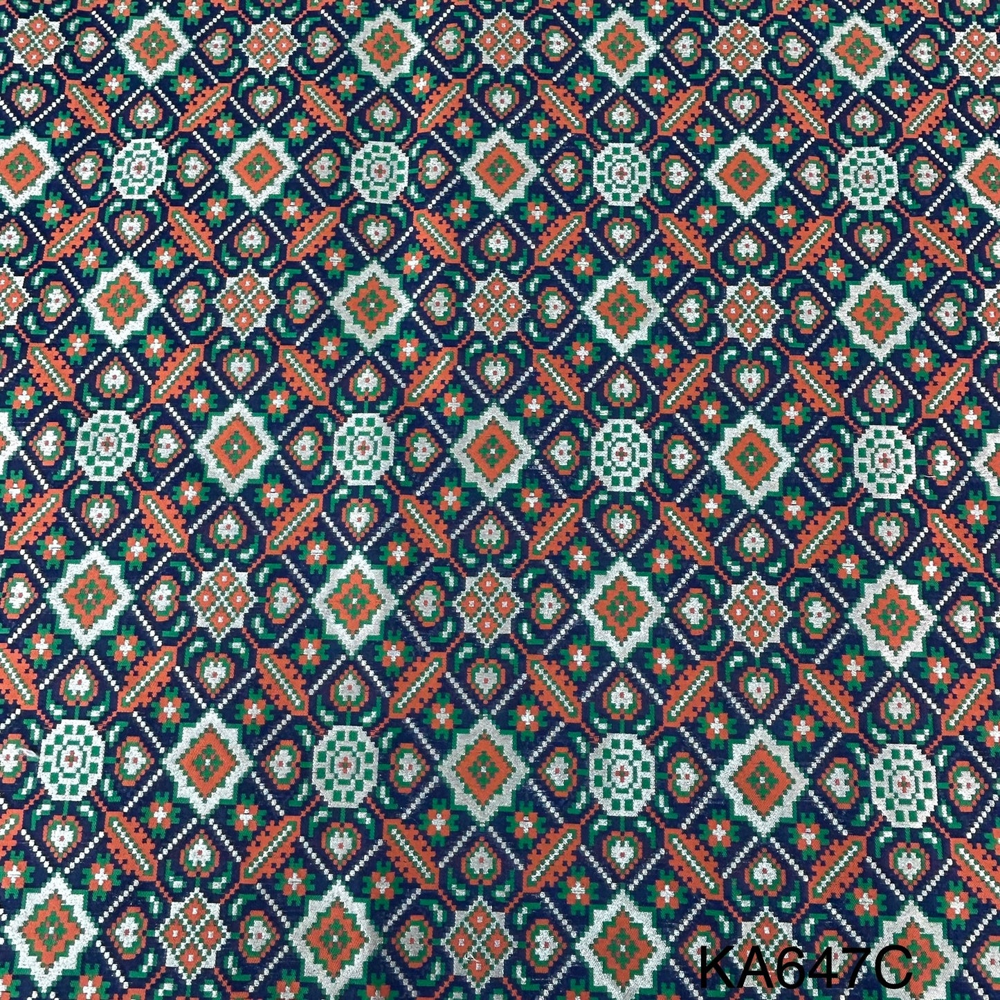 Banarasi Silk Brocade Fabric-KA647