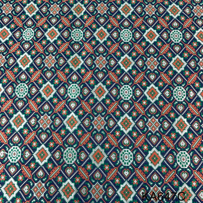 Banarasi Silk Brocade Fabric-KA647