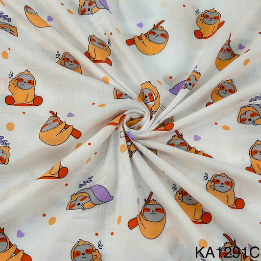 Baby Print Cotton Fabric-KA1291