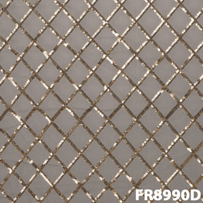 Sequins Net Fabric-FR8990