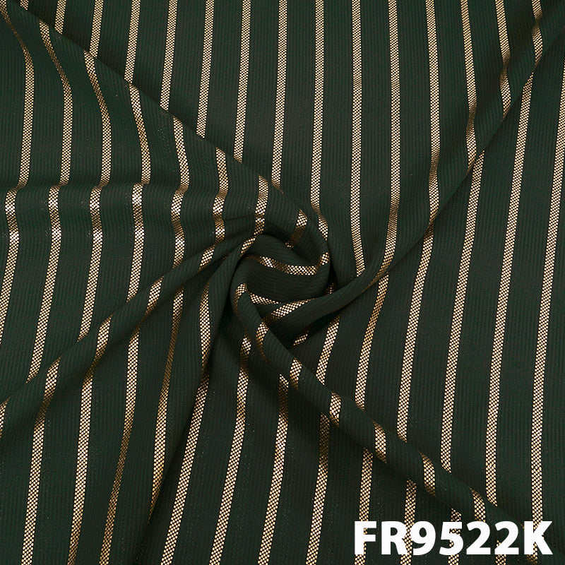 Foil Georgette Fabric-FR9522