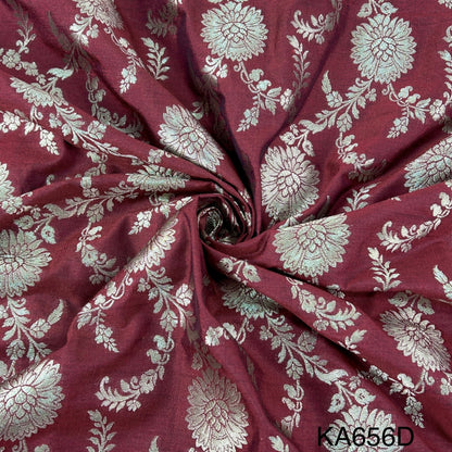 Banarasi Silk Brocade Fabric-KA656