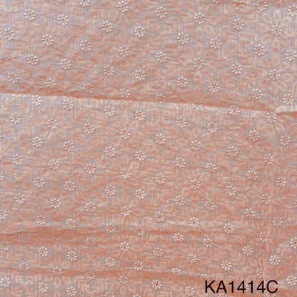 Embroidered Kota Cotton Fabric-KA1414