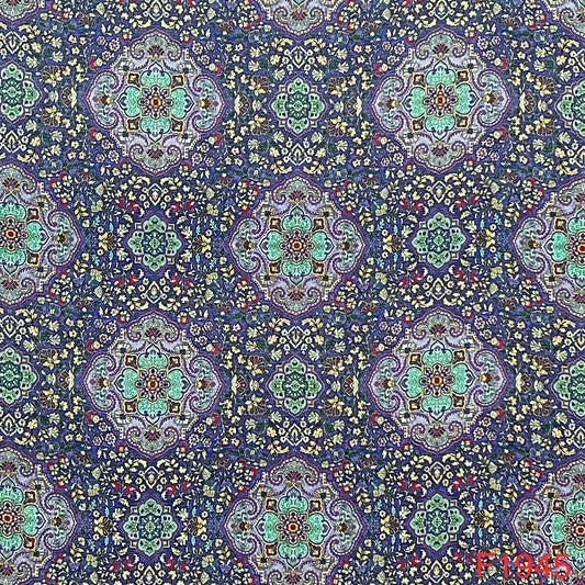 Printed Crepe fabric-F1945